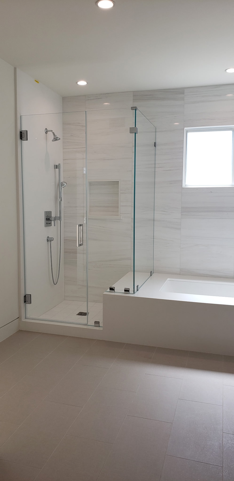 Bathroom renovation project by Mayco Construction